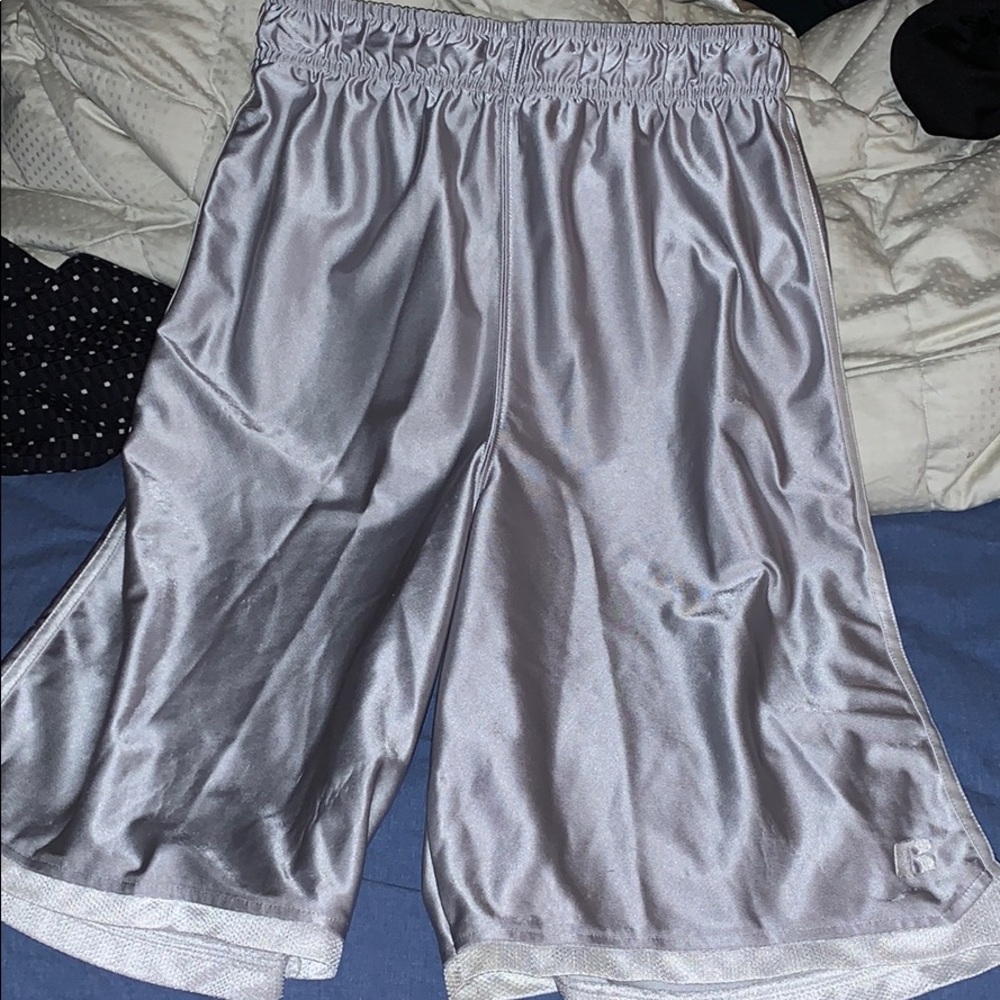 Silver/gray men’s shorts